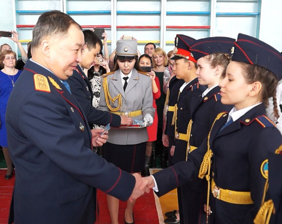 Класс для юных полицейских