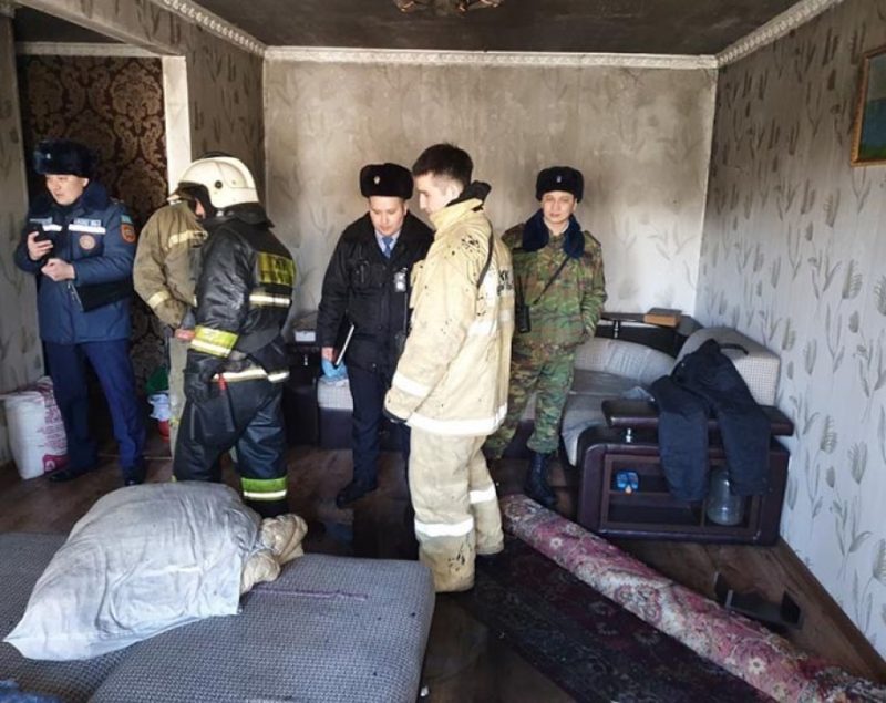 При пожаре в Павлодаре спасен мужчина
