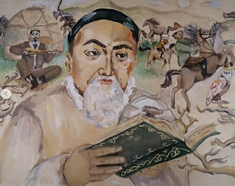 Дети рисуют Абая