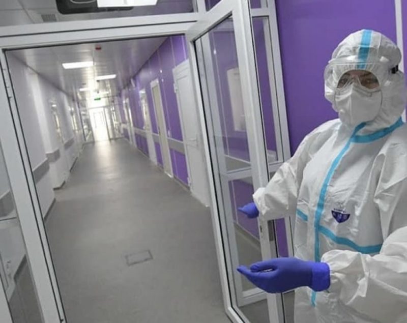 Новый модульный инфекционный госпиталь презентовали в Павлодаре