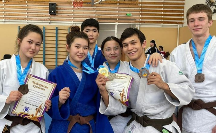 Дзюдоисты из Аксу стали призерами чемпионата области  