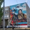 В Павлодаре появился мурал погибшему герою-пожарному