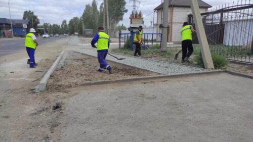 В Павлодаре обустроят 13 км новых тротуаров
