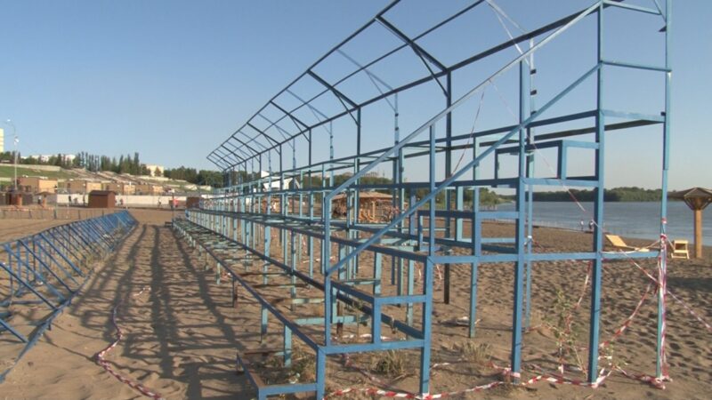 В Павлодаре отремонтируют стадион для пляжного футбола