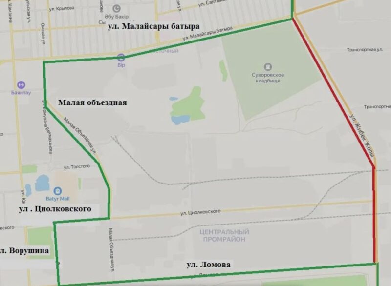 Власти сообщили о новом перекрытии движения на улице Жибек жолы