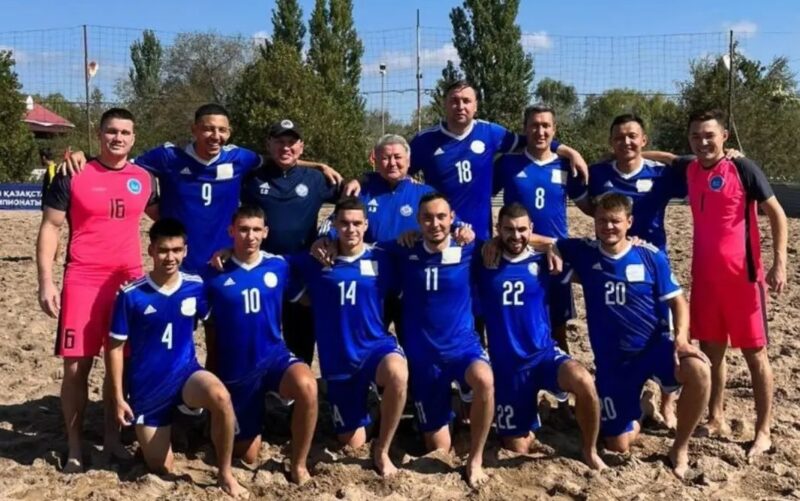 Павлодарцы стали 15-кратными чемпионами РК по пляжному футболу