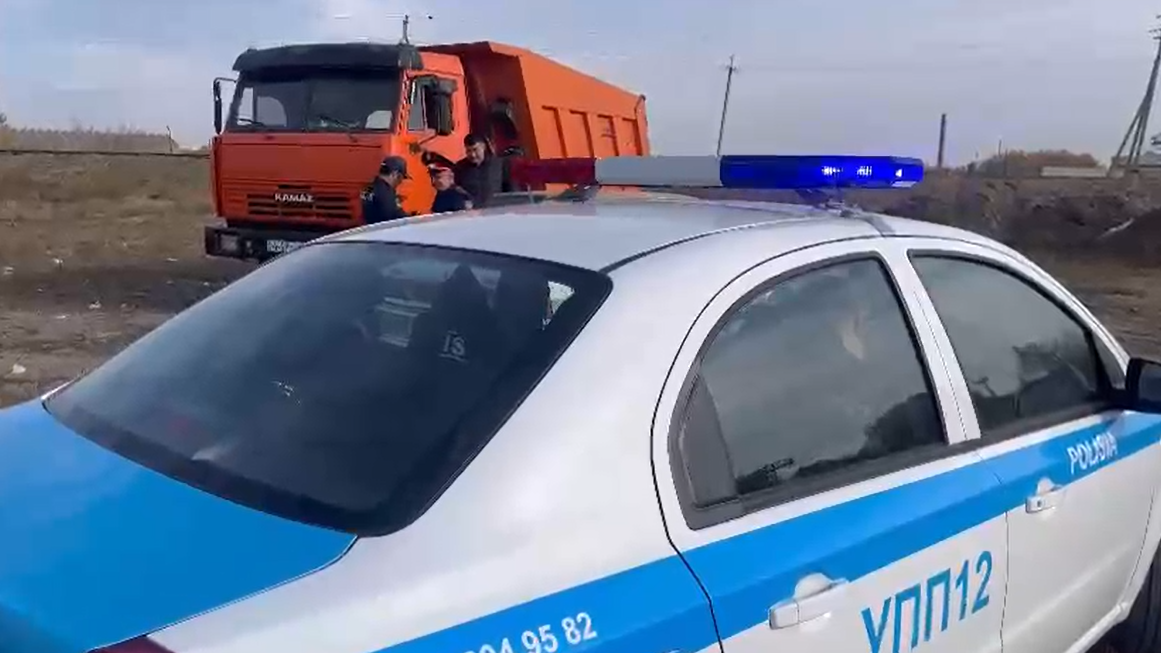 В Павлодаре водителя «Камаза» оштрафовали за несанкционированную свалку