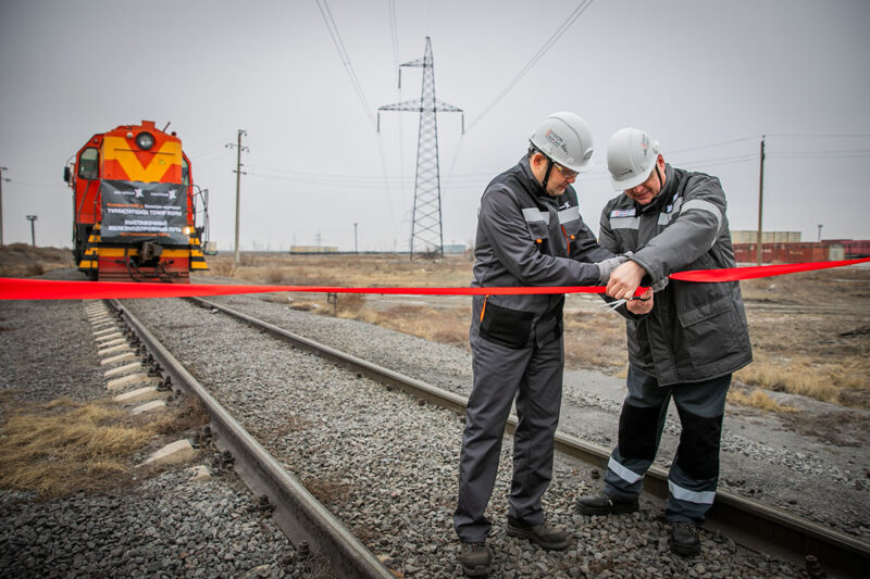 Железнодорожную сеть расширяют на Аксуском заводе ферросплавов
