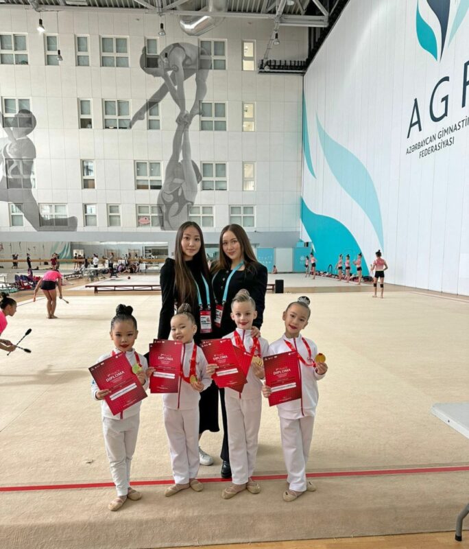 Павлодарские гимнастки завоевали 16 наград международного турнира