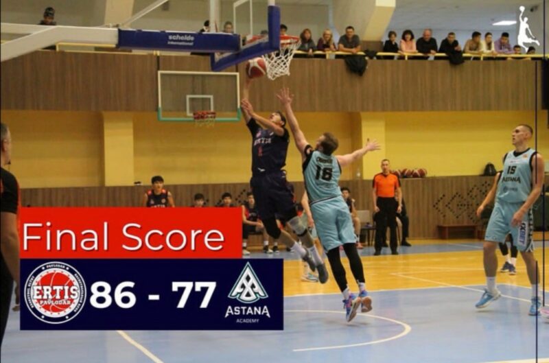 Баскетбольная команда «Ertis» порадовала победой над «Академией Астаны»