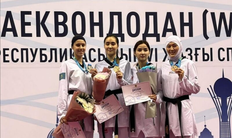 Павлодарская спортсменка завоевала «серебро» в спартакиаде по таеквондо