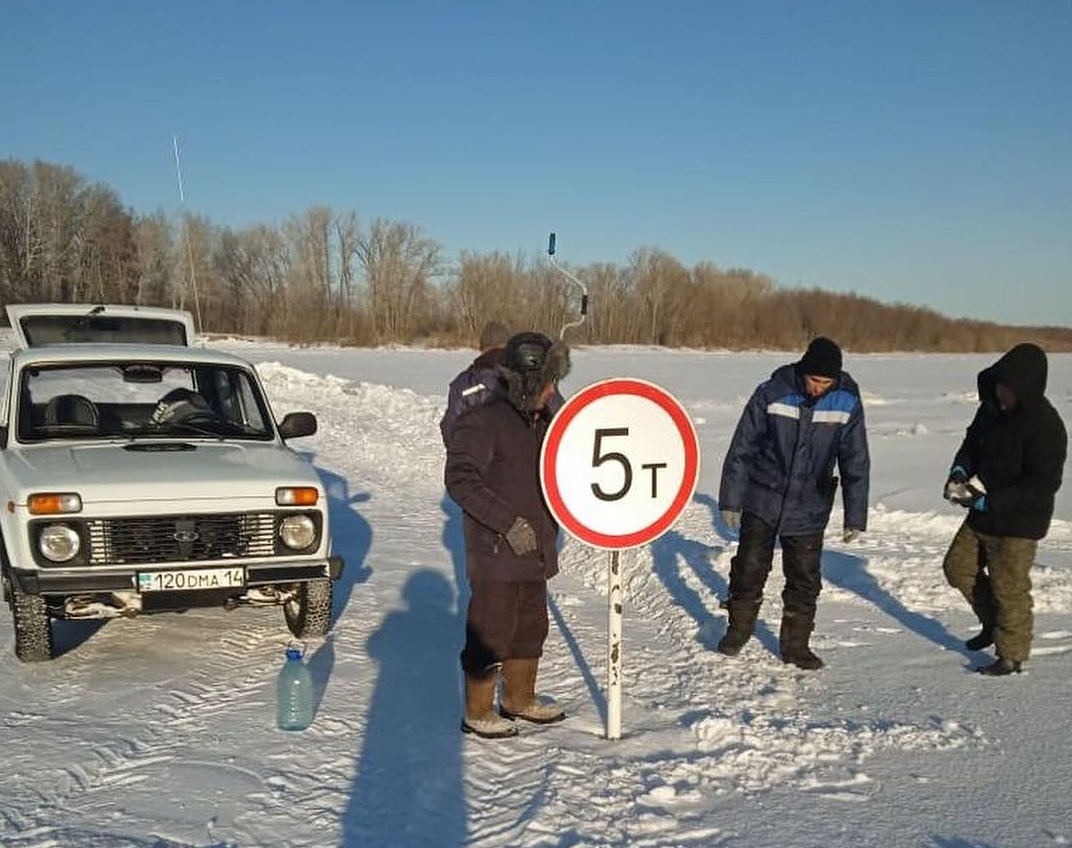 Еще четыре ледовые переправы откроют в Павлодарской области