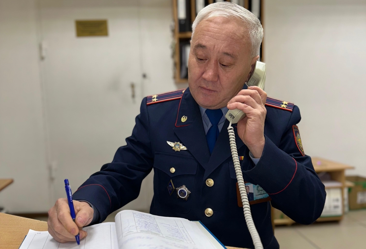Кенжебек Сулейменов: «Здравствуйте, дежурная часть слушает…»