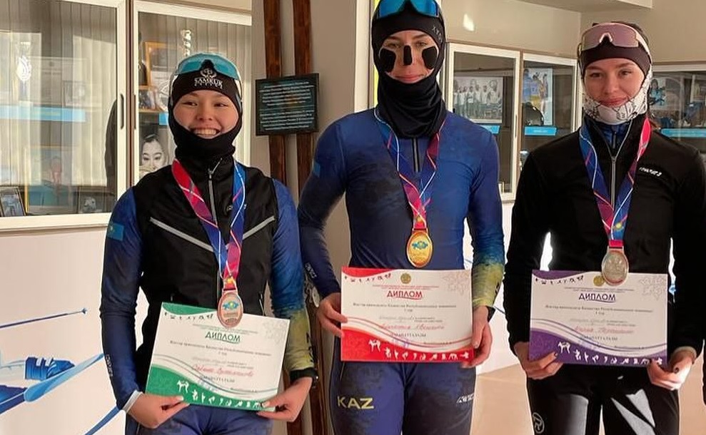 Павлодарская лыжница завоевала бронзу на чемпионате страны