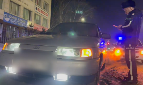 Павлодарские полицейские обратились к участникам дорожного движения
