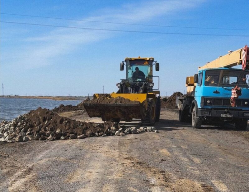 В Павлодарской области восстанавливают  трассу Атамекен-Иртышск-Русская Поляна