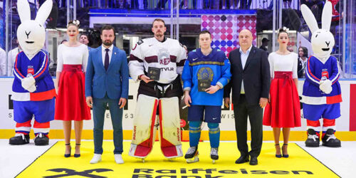 Павлодарца признали лучшим игроком матча на ЧМ по хоккею