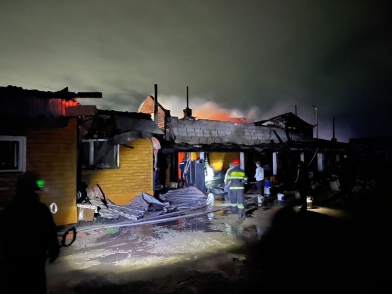 В пригороде Павлодара сгорел частный дом