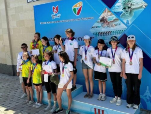 Павлодарская команда стала призером чемпионата страны по плаванию