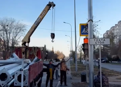 В Павлодаре у остановки «Областная стоматология» установят новые светофоры