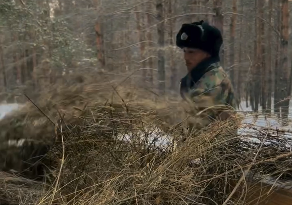 Видео: подкормка диких животных в резервате «Ертіс орманы»