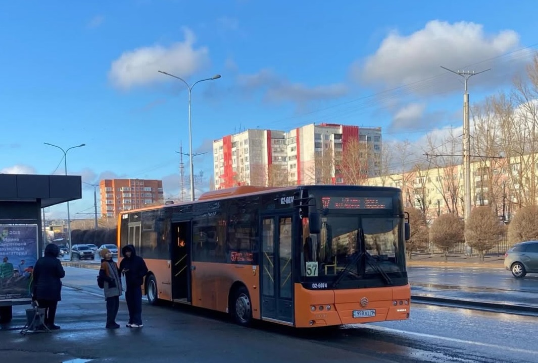В Павлодаре временно изменили схему движения автобуса № 57