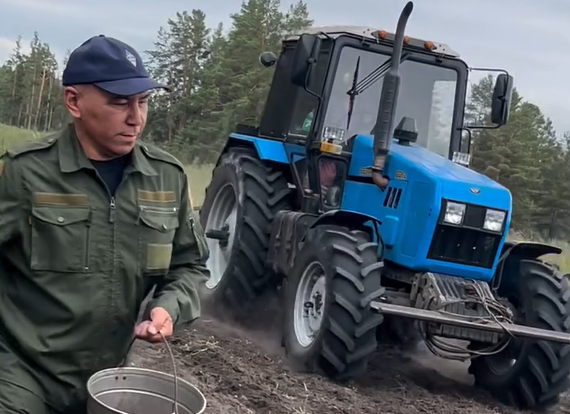 В резервате «Ертіс орманы» приступили к посеву зерновых для подкормки животных