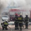 В Павлодаре при пожаре пострадала работница бургерной