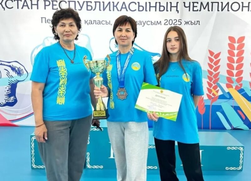 Павлодарцы вошли в тройку лучших на чемпионате РК по асык-ату