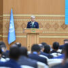 Президент Казахстана выступил на Третьей конференции ООН
