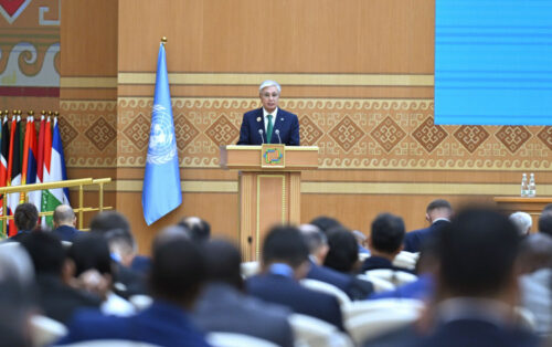 Президент Казахстана выступил на Третьей конференции ООН