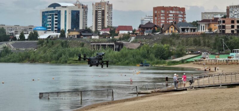 Павлодарские спасатели получили беспилотники с громкоговорителями