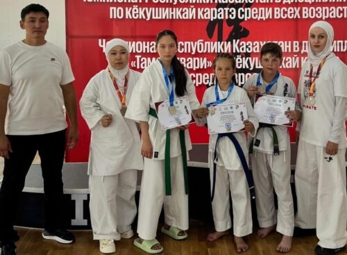 Каратисты из Павлодара стали призерами турнира в Мангистау