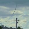 Над Павлодаром перед грозой образовалось торнадо