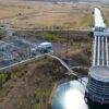 На канале имени Сатпаева приступили к установке новых трансформаторов