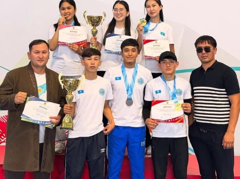 Павлодарская сборная вошла в тройку сильнейших на чемпионате РК по асык ату