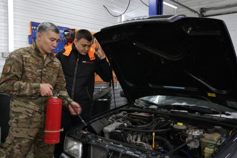 Более 80 случаев возгорания автомобилей произошло в Павлодарской области