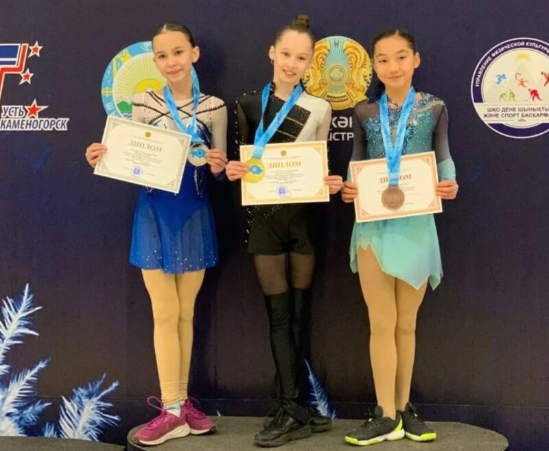 Фигуристка из Павлодара выиграла чемпионат Казахстана