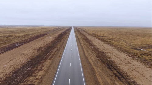 В Павлодарской области отремонтировали участок трассы Атамекен-Курчатов