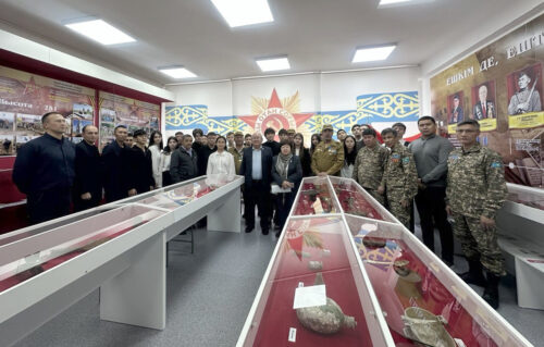 Памяти героев-панфиловцев: в Павлодаре отметили юбилей уникального школьного музея