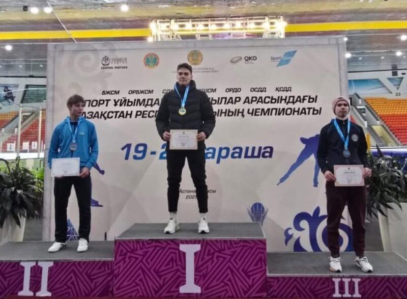 Павлодарец стал чемпионом Казахстана по конькобежному спорту