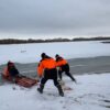 Павлодарцев предупредили об опасности выхода на тонкий лед