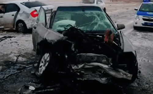 Водитель погиб в лобовом столкновении двух авто на павлодарской трассе