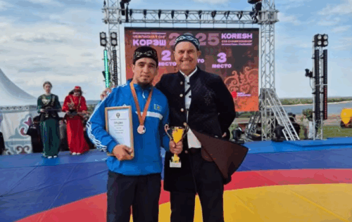 Павлодарец стал призером чемпионата СНГ по борьбе на поясах