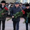 День Независимости: павлодарцы возложили цветы к мемориалу памяти жертв политических репрессий