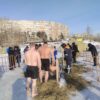 Более трех тысяч павлодарцев окунулись в прорубь на Крещение