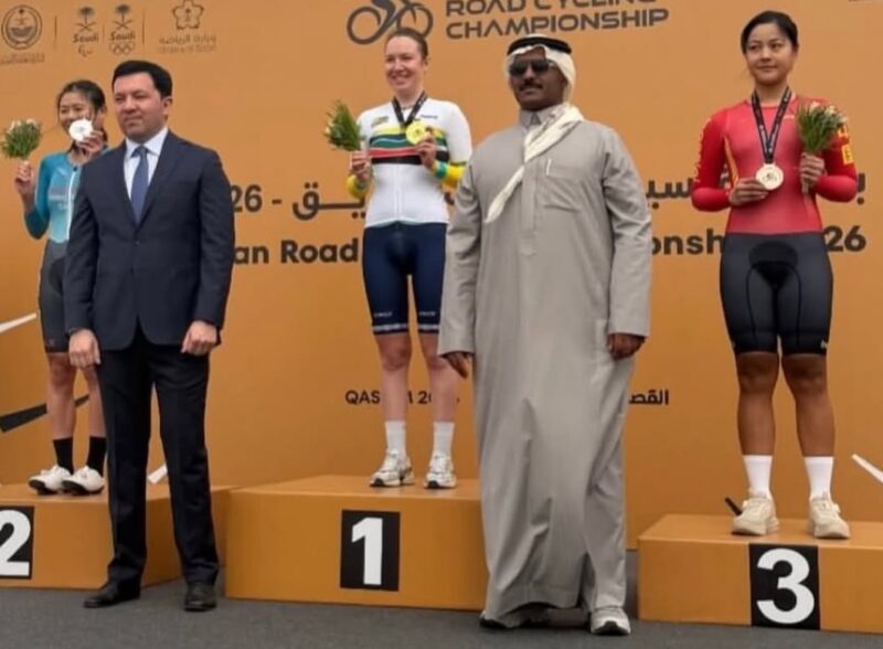 Павлодарка стала чемпионкой Азии по шоссейным велогонкам