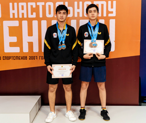 Воспитанники Академии Nomad выиграли юниорский чемпионат Казахстана по настольному теннису