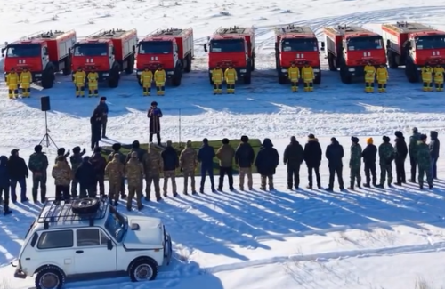 Новые пожарные машины получил Баянаульский нацпарк