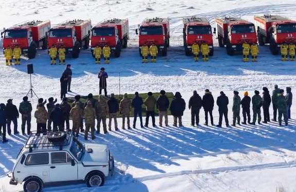 Новые пожарные машины получил Баянаульский нацпарк